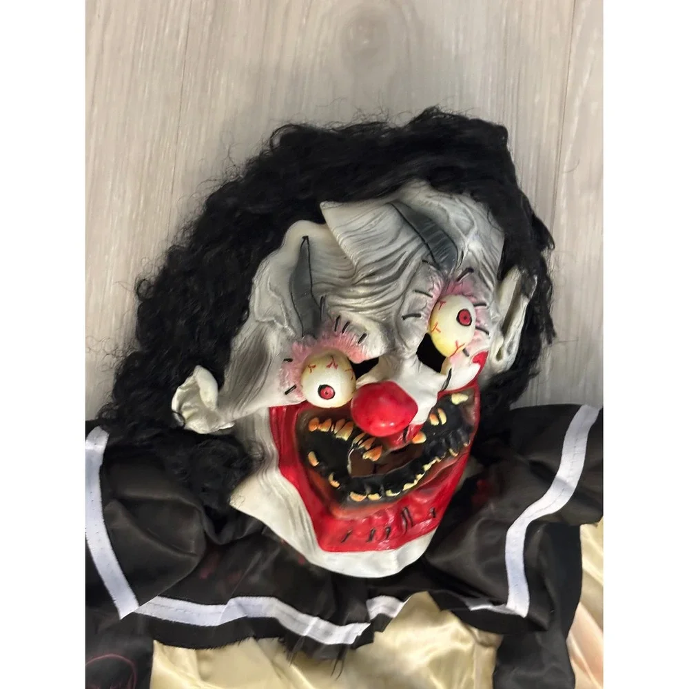 Slasher Clown Costume Child X-Large 14-16 Halloween Scary Creepy Evil Payaso
